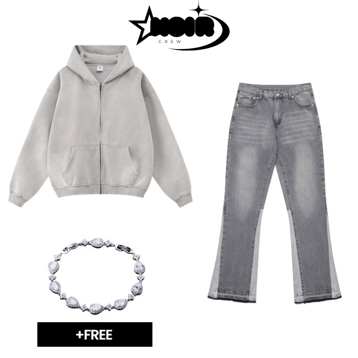 GREY ON GREY - OUTFIT