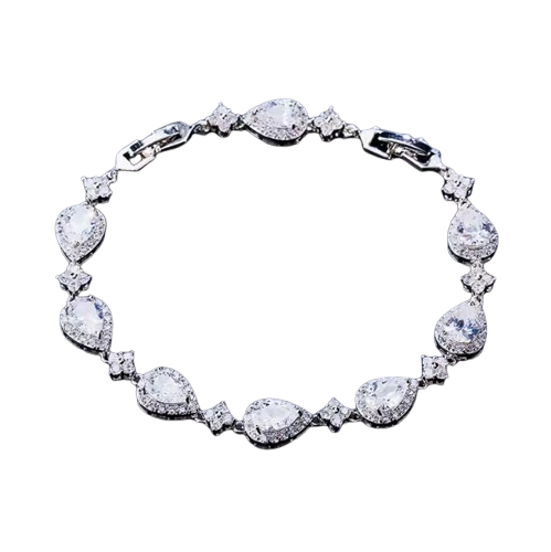 Radiant Pear-Cut Bracelet