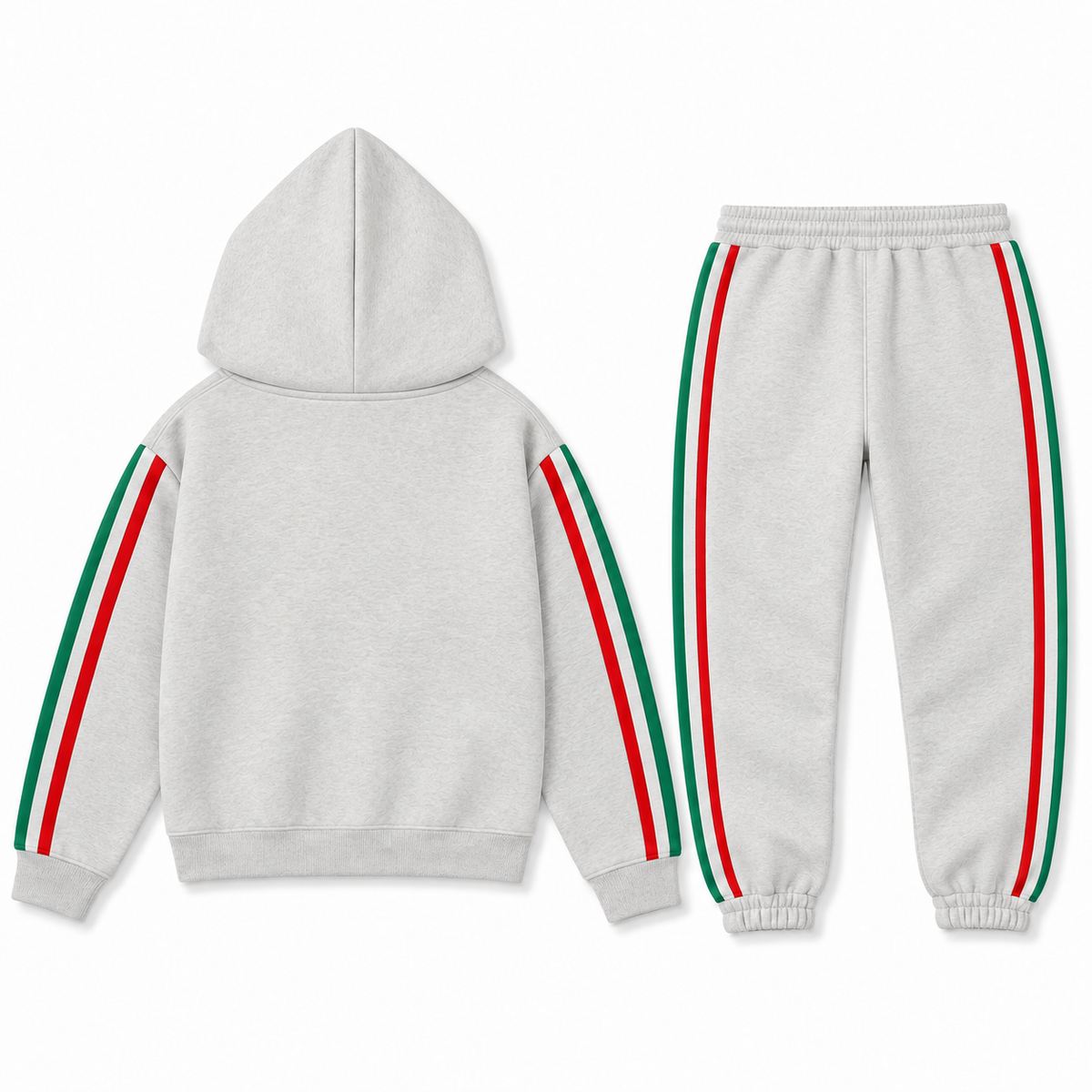 Grey Italia tracksuit back view