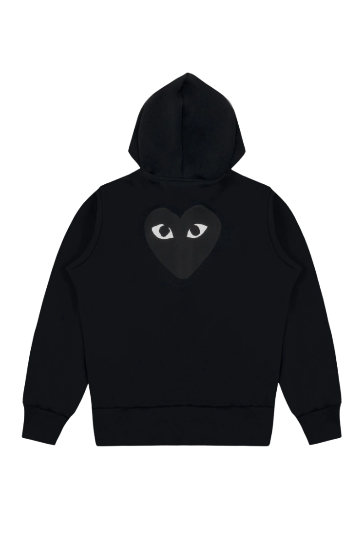 Felpa con zip e cuore