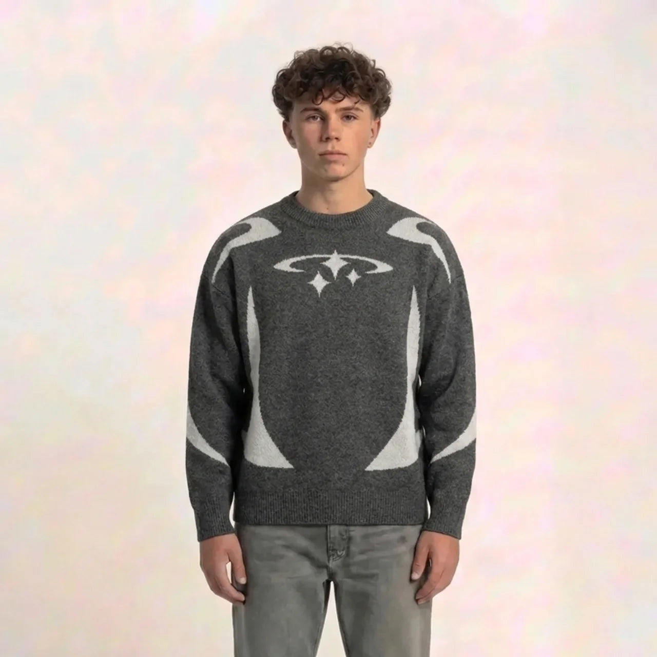 KNITWEAR STAR Graphic Pullover