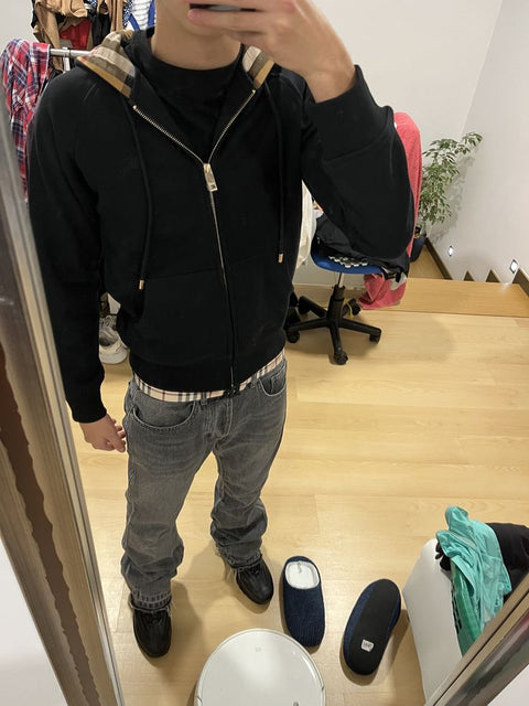 CHECK– ZIP HOODIE