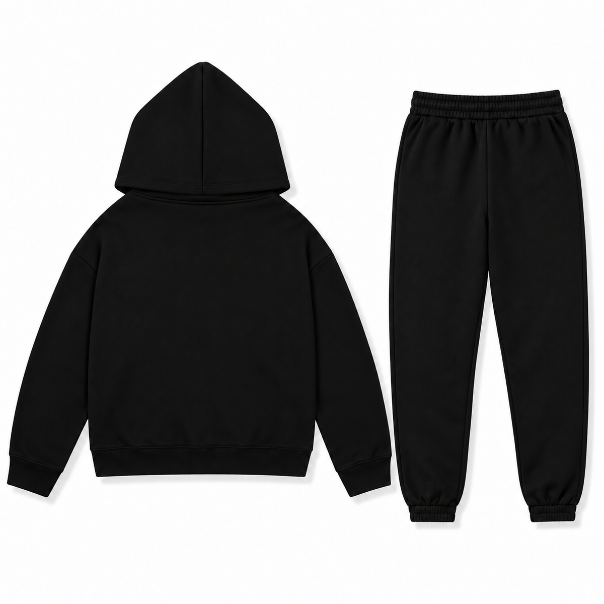 Black pink tracksuit back view